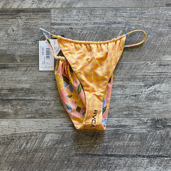RVCA Sunkissed Reversible Bikini Bottom - Small - Picture 4 of 6